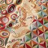 tessuto arredo gobelin Cerchi colorati – beige chiaro/rosso carminio,  thumbnail number 5