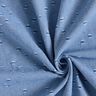 Tessunto Denim misto cotone look distrutto – blu reale,  thumbnail number 1