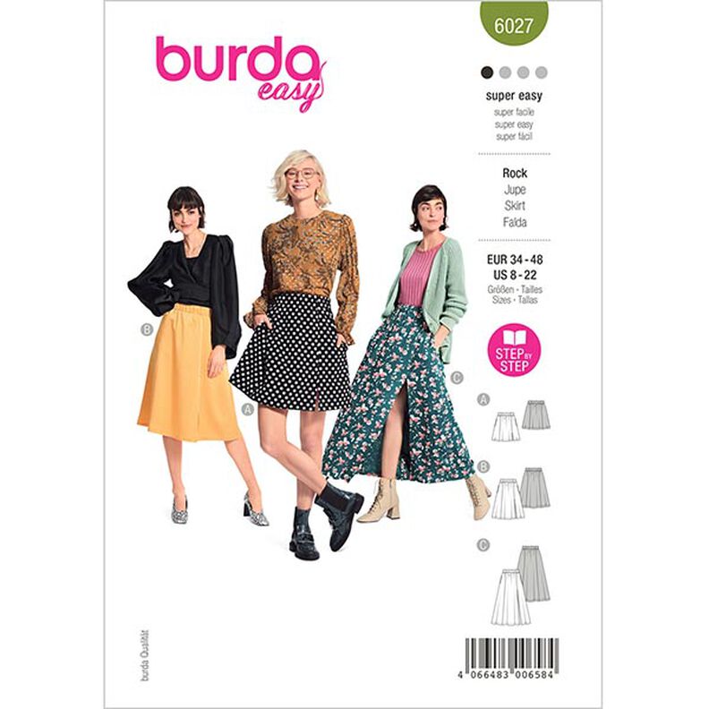 gonna, Burda 6027 | 34 - 48,  image number 1