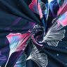 jersey di cotone Ginkgo biloba | Glitzerpüppi – blu notte/porpora,  thumbnail number 3