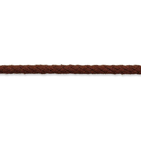 Cordoncino in cotone [Ø 3 mm] – marrone scuro, 