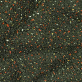 tessuto peluche tweed mélange | Poppy Fabrics – verde scuro, 
