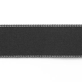 nastro gros-grain per borse, riciclato - nero, 