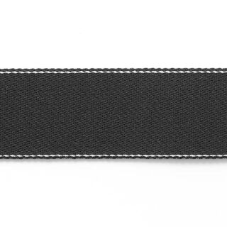 nastro gros-grain per borse, riciclato - nero, 