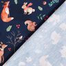 jersey di cotone Animali in autunno stampa digitale  – blu notte,  thumbnail number 4