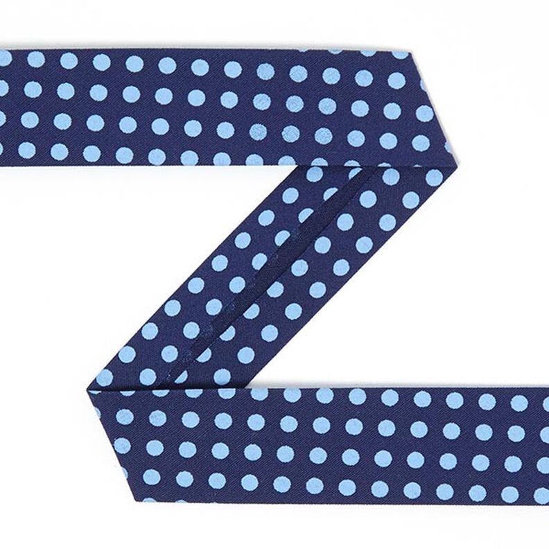 Sbieco pois (20 mm) 3 &ndash; blu marino,  image number 1