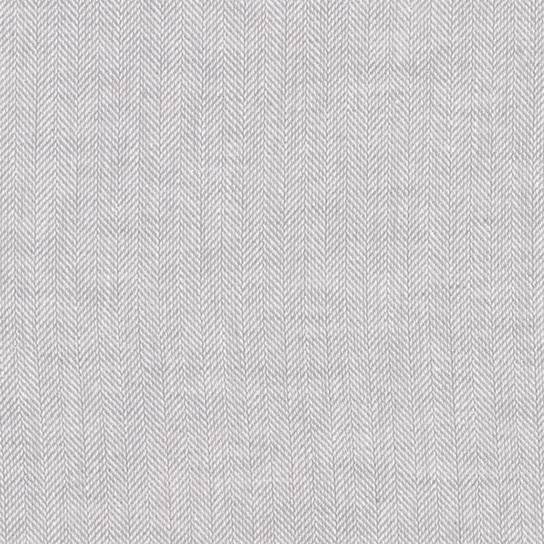 misto lino-cotone, spina di pesce – grigio chiaro,  image number 1