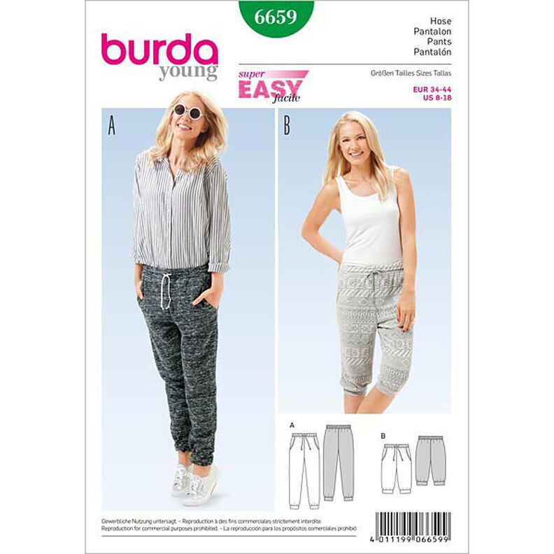 Pantalone, Burda 6659,  image number 1