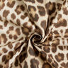 GOTS Batista di cotone Motivo leopardato | TCC x LOOKS by Wolfgang Joop – beige chiaro/marrone scuro,  thumbnail number 4