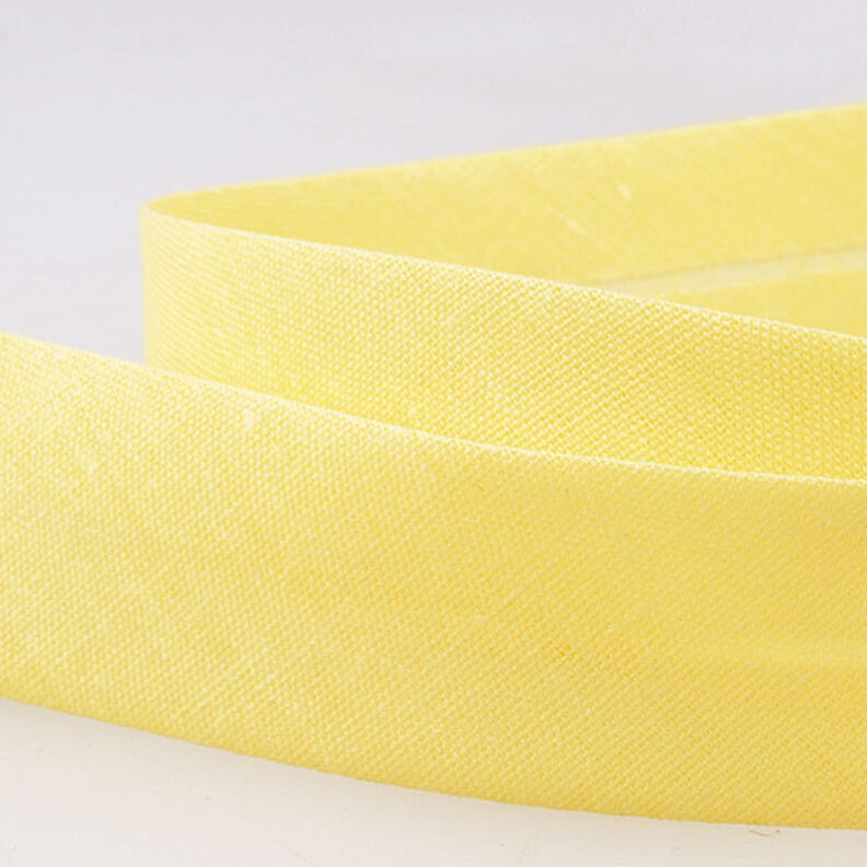 Nastro in sbieco Polycotton [20 mm] – giallo,  image number 2