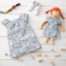 popeline di cotone Animali nella foresta – azzurro baby,  thumbnail number 7