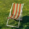 Outdoor Tessuto per sedia a sdraio Righe longitudinali 44 cm – terracotta/arancione,  thumbnail number 4