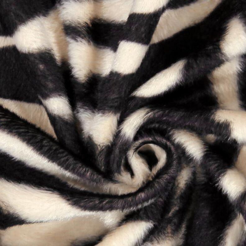 pelliccia sintetica zebra – crema/nero,  image number 2