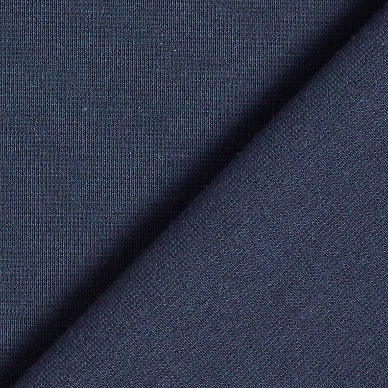 GOTS tessuto per bordi e polsini in cotone | Tula – blu marino,  image number 3