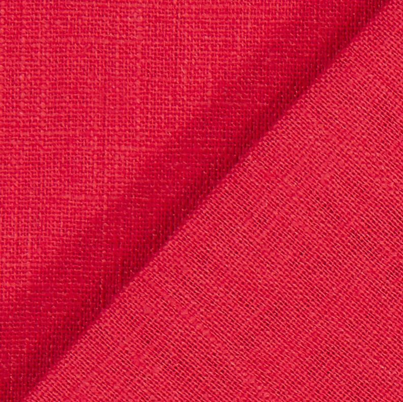 Tessuto di lino misto Ramie medio – rosso,  image number 2