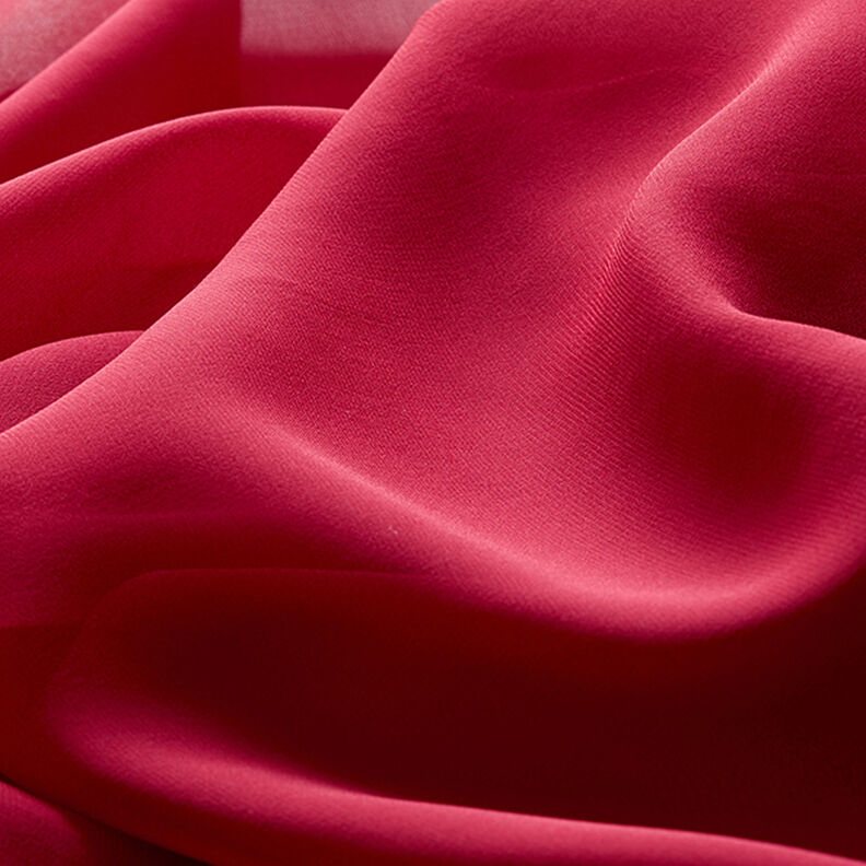 Chiffon di seta – rosso carminio,  image number 5