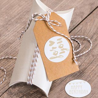 scatola regalo grande [ 6 pezzo/i ] – crema, 