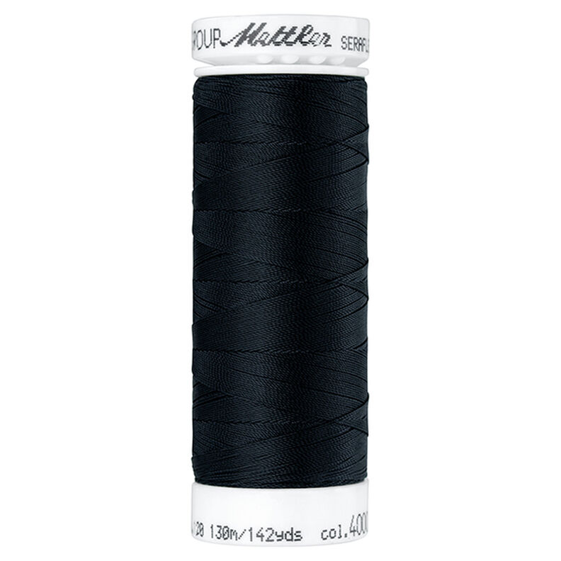 Cucirino Seraflex per cuciture elastiche (4000) | 130 m | Mettler – nero,  image number 1