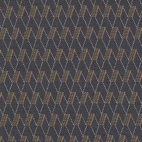 Rombi astratti in Denim elasticizzato – granito, 