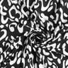 Jersey di viscosa con fantasia leopardata astratta – nero/bianco,  thumbnail number 4