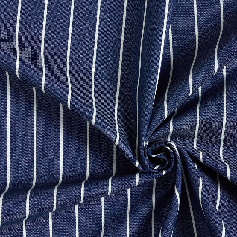 chambray righe – blu marino/bianco lana,  image number 3