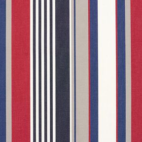 tessuti da esterni tessuti canvas righe assortite – bianco/blu marino, 