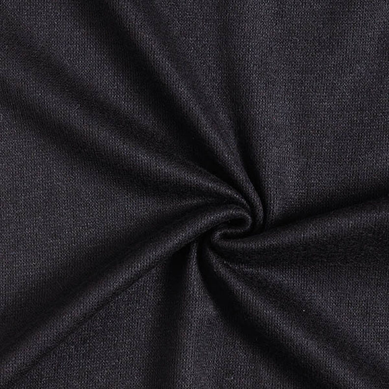 tessuto in maglia misto viscosa tinta unita – nero,  image number 1
