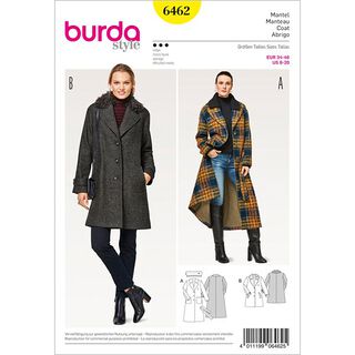 cappotto | cappotto corto, Burda 6462 | 34 - 46, 