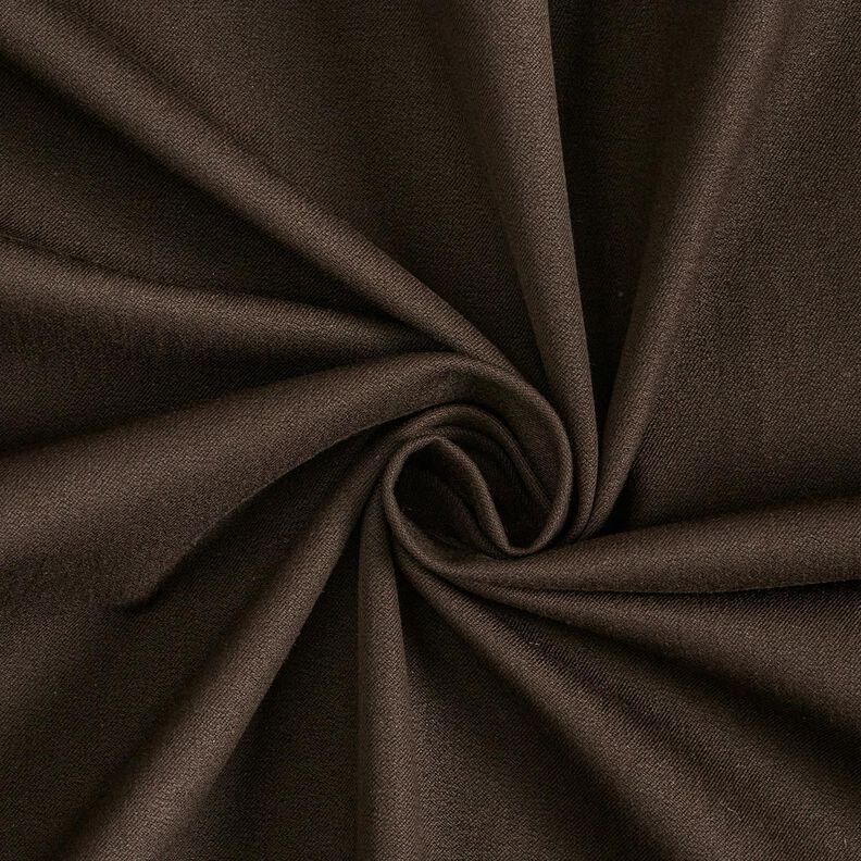 Pantaloni elasticizzati medi in tinta unita – marrone nerastro,  image number 1