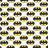 popeline di cotone Logo Batman Tessuto oggetto di licenza | DC Comics – bianco,  thumbnail number 1