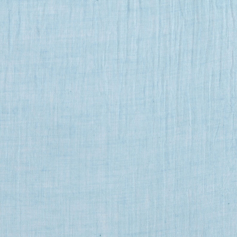 Voile Melange effetto stropicciato – azzurro,  image number 1