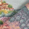 taglio di tessuto arredo gobelin Paesaggio fiorente – rosso carminio/beige chiaro,  thumbnail number 4