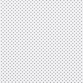 popeline di cotone piccoli pois – bianco/nero, 