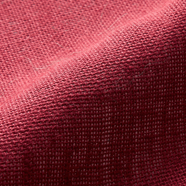 tessuto arredo Iuta tinta unita 150 cm – rosso scuro,  image number 3