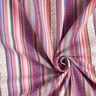 tessuto arredo Jacquard Righe di pastello – rosa/lillà,  thumbnail number 3