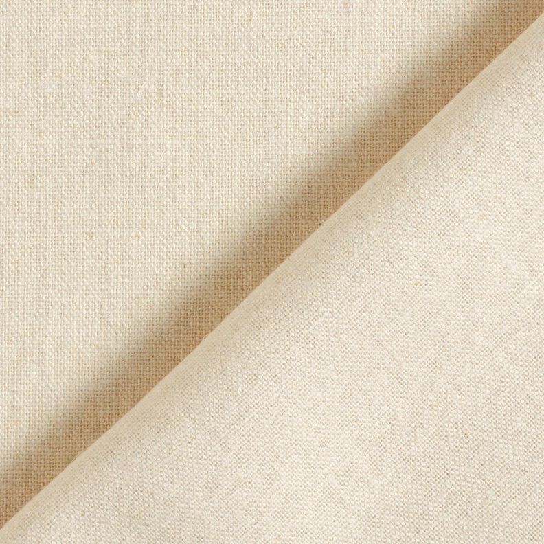 Tessuto in puro lino pesante tinta unita – naturale,  image number 3