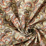 tessuto in cotone popeline Ginkgo astratto – cachi chiaro/terracotta,  thumbnail number 3