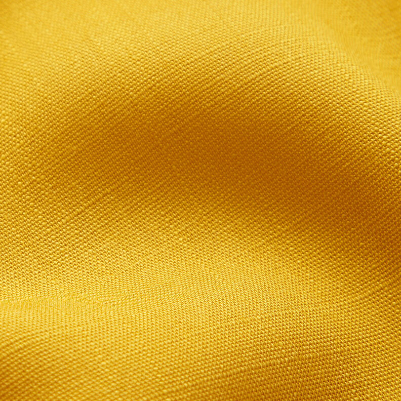 Tessuto in viscosa con aspetto lino – giallo curry, image number 3