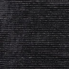 vellutino nicki righe glitter – nero/argento effetto metallizzato, 