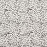 Chiffon increspato con ornamenti floreali – bianco/nero,  thumbnail number 1