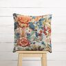 tessuto arredo mezzo panama Fiori e bacche – naturale/caramello,  thumbnail number 8