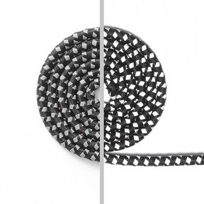 cordoncino riflettente – nero/argento, 