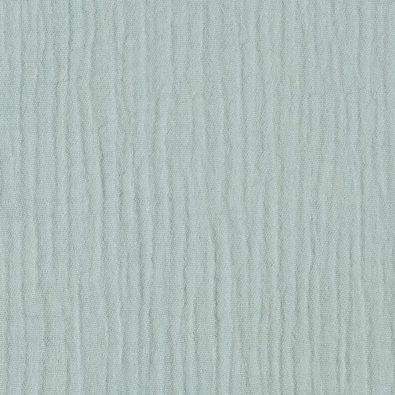 GOTS Mussola di cotone a tre strati – verde pastello,  image number 3