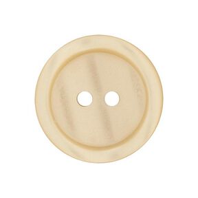 bottone in plastica 2 fori basic - beige chiaro, 