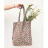 tessuto arredo mezzo panama grandi fiori – naturale/pink,  thumbnail number 5