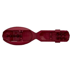capocorda Clip [Lunghezza: 25 mm] – rosso Bordeaux, 