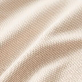 Costina tubolare per polsini con anelli stretti – beige/bianco lana, 
