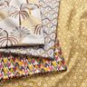 tessuto in cotone cretonne Stampa etnica – bacca/senape,  thumbnail number 5