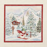 taglio di tessuto arredo gobelin Pupazzo di neve – rosso carminio/beige chiaro,  thumbnail number 1