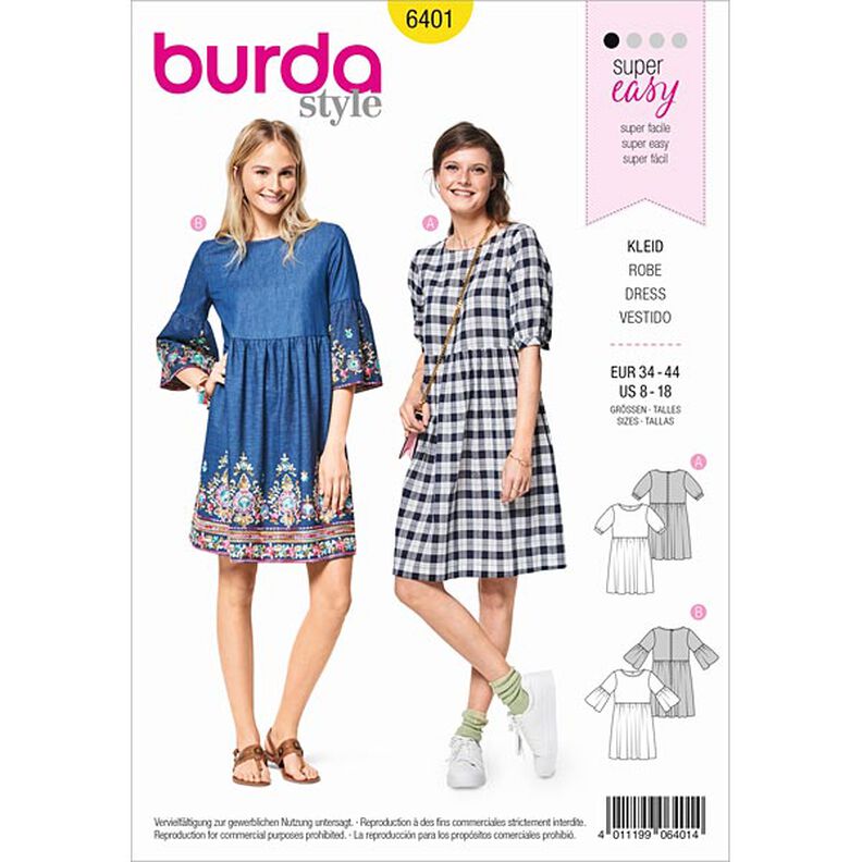 abito, Burda 6401 | 34 - 44,  image number 1